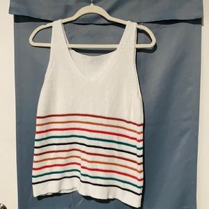 Womens sweater tank top Size Large